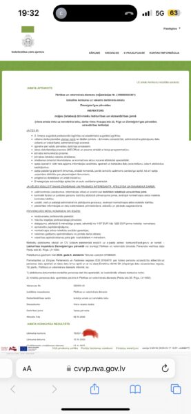 Pārtikas un veterinarais dienests Latvijā